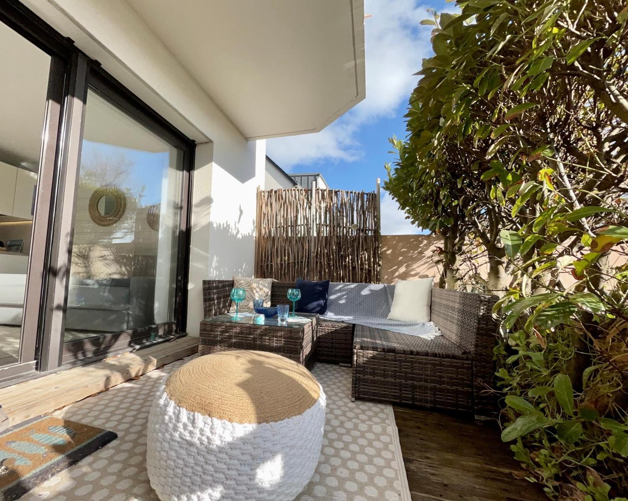 Le Nid Douillet, Studio Avec Terrasse Et Parking A 400M Des Plages Larmor-Plage Exteriör bild