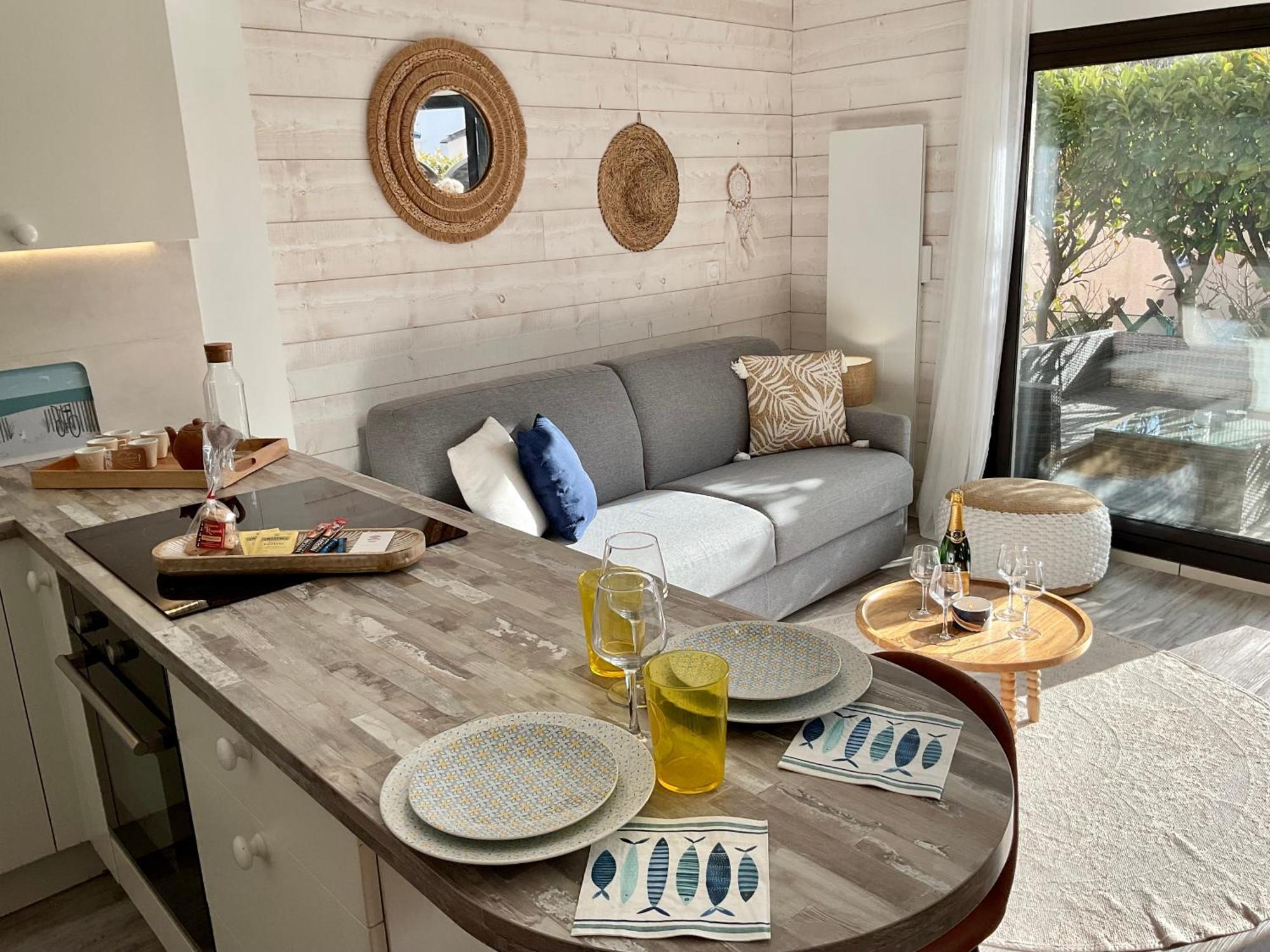 Le Nid Douillet, Studio Avec Terrasse Et Parking A 400M Des Plages Larmor-Plage Exteriör bild